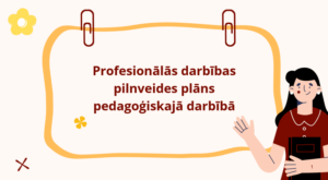 Profesionālās darbības pilnveides plāns