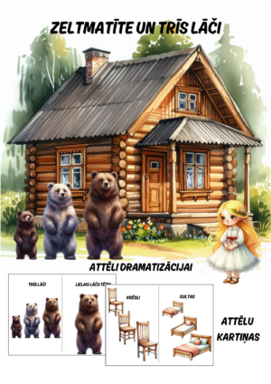 Pasaka “Zeltmatīte un trīs lāči”