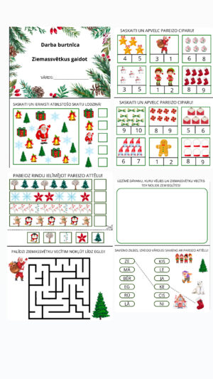 Ziemassvētku darba burtnīca