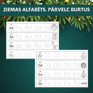 ZIEMAS ALFABĒTS. DARBA LAPAS. PĀRVELC.