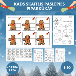 KĀDS SKAITLIS PASLĒPIES PIPARKŪKĀ?
