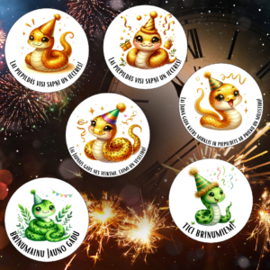 Jaunā gada medaļas.