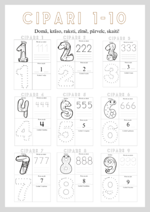 CIPARU UZDEVUMI “6 VIENĀ”