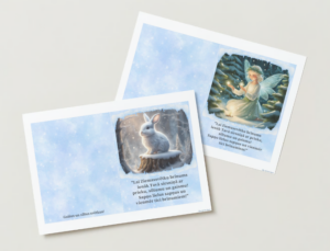 ZIEMASSVĒTKU apsveikuma kartītes, 17 kartītes