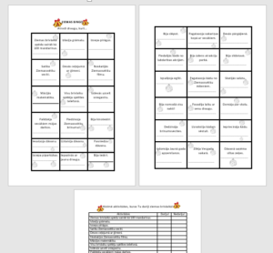 Aktivitāte atgriežoties no ziemas brīvlaika