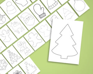 Krāsojamās lapas- ZIEMA