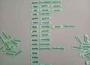 Spēle “Radniecīgi vārdi”