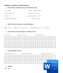 Sadalīšana reizinātājos