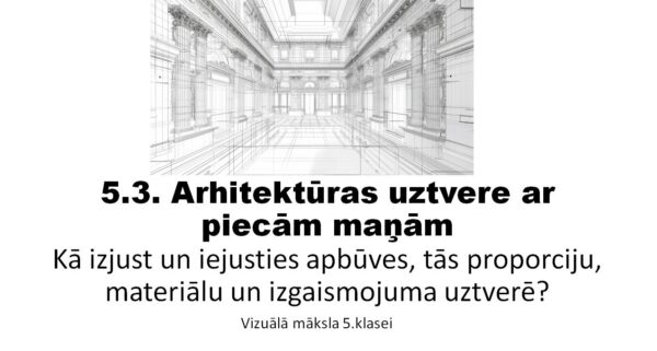 5.3. Arhitektūras uztvere ar piecām maņām. VIZ.M.prezent. 5.3. Arhitektūras uztvere ar piecām maņām. VIZ.M.prezent.