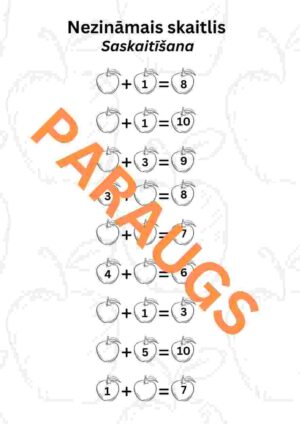 Nezināmais skaitlis. Saskaitīšana un atņemšana.