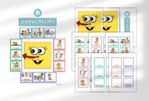 Pulkstenis – Pirmsskolas DIENAS REŽĪMS