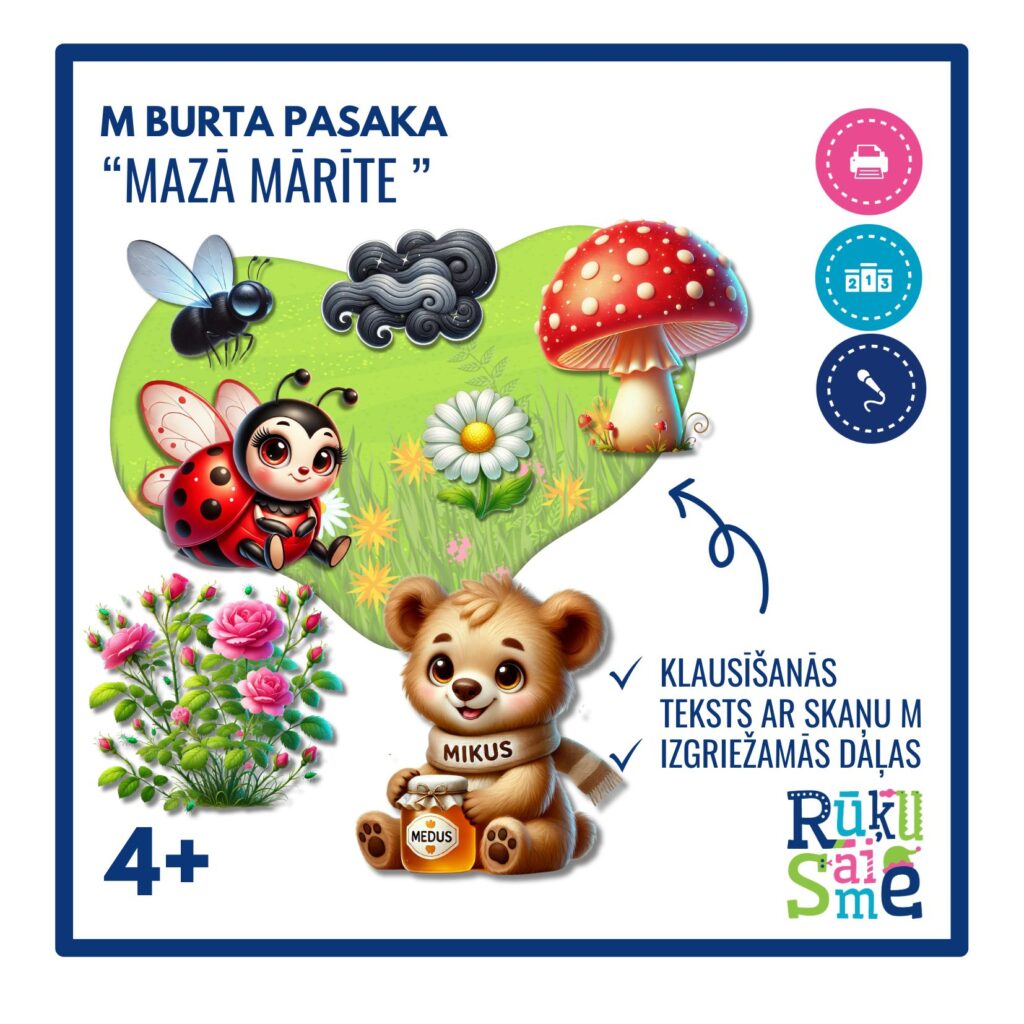 M burtu pasaka “MAZĀ MĀRĪTE” – M burts, dramatizācija, runa M burtu pasaka “MAZĀ MĀRĪTE” – M burts, dramatizācija, runa