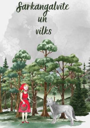 Sarkangalvīte un vilks