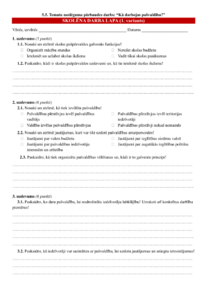 5.5. TND: “Kā darbojas pašvaldība?” + atb.