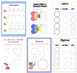 Līnijas. Pirmsskola