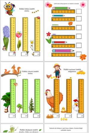 Iepazīsim lineālu.