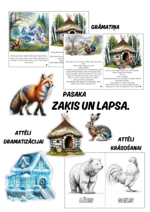 Pasaka ” Zaķis un lapsa.”