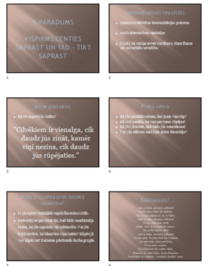 Sāc saprast citus un sevi. Soc.zin./klases st. Līderība.