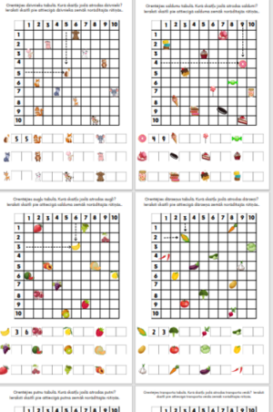 Orientēsimies skaitļu tabulā.