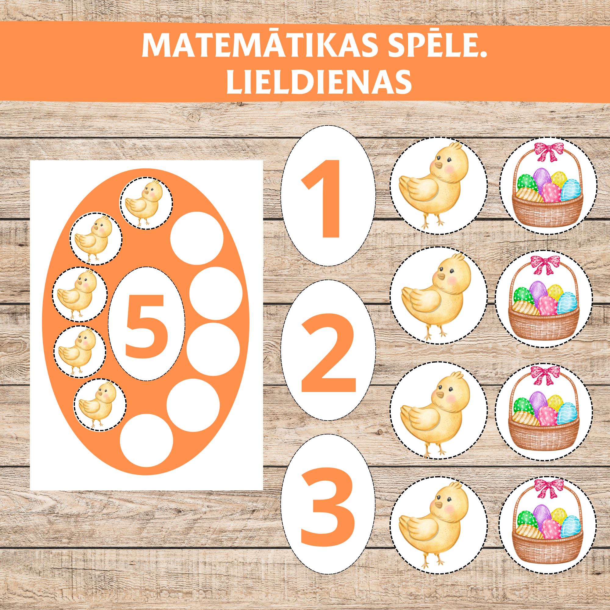 MATEMĀTIKAS SPĒLE. LIELDIENAS. – Mācību materiāli