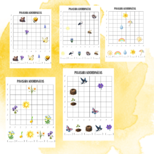 Pavasara koordinātas.