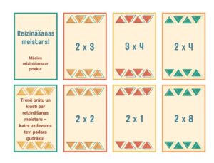 Reizināšanas kartītes