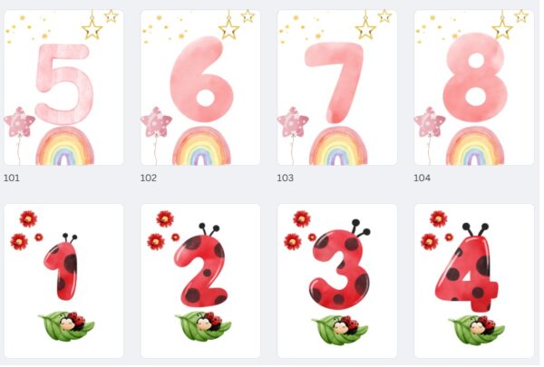 Kartītes fotogrāfijām “Bērna 12 pirmie mēneši”. Daudz!!! Kartītes fotogrāfijām “Bērna 12 pirmie mēneši”. Daudz!!!