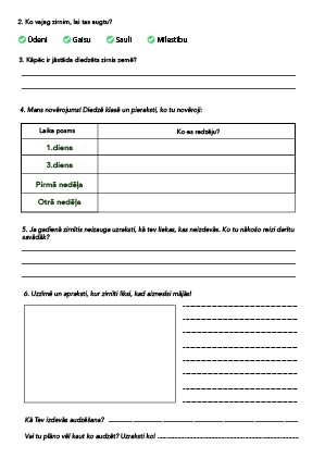 Kā aug zirnis? Pētījums!