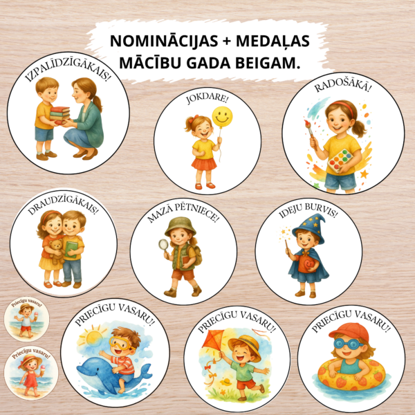NOMINĀCIJAS + MEDAĻAS MĀCĪBU GADA BEIGAM. NOMINĀCIJAS + MEDAĻAS MĀCĪBU GADA BEIGAM.