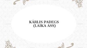 Kārlis Padegs (laika ass)