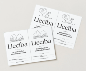 Liecības vāciņi | melnbalts materiāls