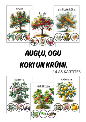 Augļu, ogu koki un krūmi.