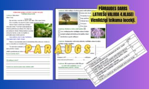 PD latviešu valodā 4.klasei. Vienlīdzīgi teikuma locekļi.