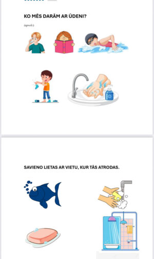 Darba lapas par tēmu Ūdens – bērniem ar uzmanības deficītu