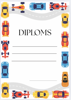 Sagatave diplomam, atzinībai, pateicībai