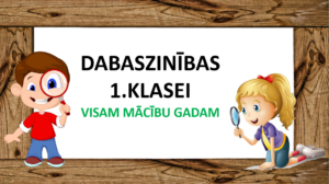 1.klases dabaszinību MATERIĀLI VISAM MĀCĪBU GADAM