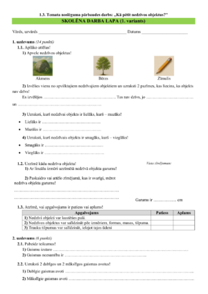 1.3. TND: Kā pētīt nedzīvos objektus?