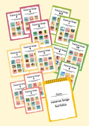 Vasaras ceļojumu BINGO