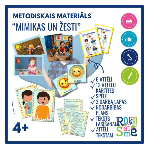 Nodarbība”MĪMIKAS UN ŽESTI”- emocijas, valoda, plāns, pasaka Nodarbība”MĪMIKAS UN ŽESTI”- emocijas, valoda, plāns, pasaka