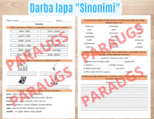 Sinonīmi (2.-4.klase)