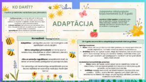 Adaptācija (1,5-3 gadi) pirmsskolas izglītības iestādē