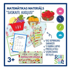 Matemātikas rotaļa “SASKAITI AUGĻUS UN OGAS”- skaits, vasara