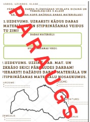 3.2. Kā stiprina kopā dažādus dabas materiālus? PD veidlapa.