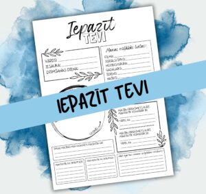 Darba lapa – Iepazīt tevi | Zinību diena | 1.septembris