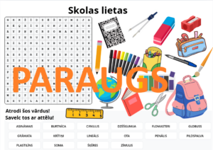 Skolas lietas, burtu jūklis