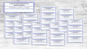 Saliec apsveikuma frāzi no sajauktajiem vārdiem | Zinību d.