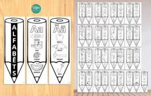 ALFABĒTS – ZĪMUĻI | A4 | MELNBALTS