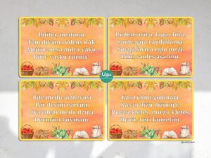 RUDENS TAUTAS DZIESMAS | mazie drukātie burti