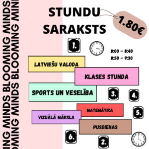 Stundu saraksts + LAIKS