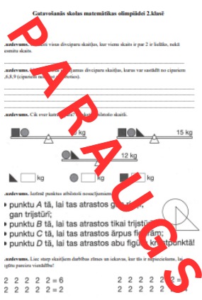 Gatavošanās matemātikas olimpiādei 2. klasē